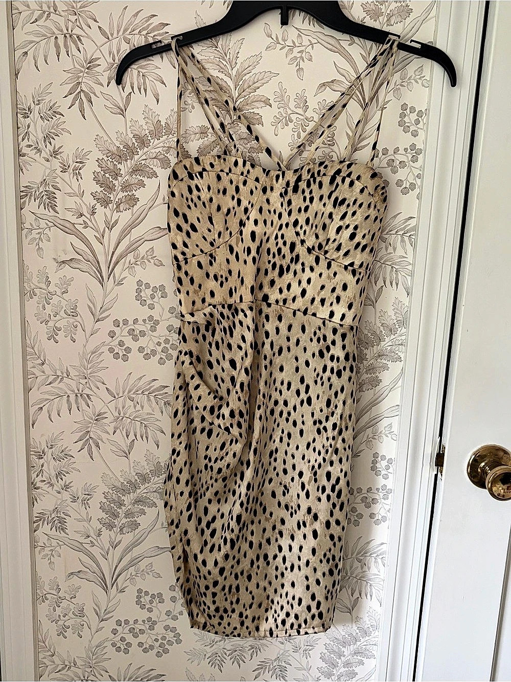 Zara Animal Print Mini Dress
